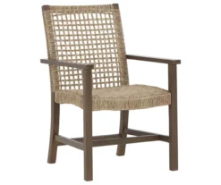 Germalia All-Weather Wicker Patio Dining Armchairs, 2-Pack -Garden Oasis 810599419 1