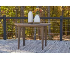 Germalia Slat Wood Patio Dining Table -Garden Oasis 810599431 2