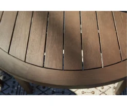 Germalia Slat Wood Patio Dining Table -Garden Oasis 810599431 4