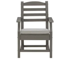 Visola Wood Look Cushioned Patio Armchairs, 2-pack