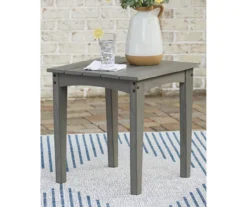 Visola Wood Look End Table -Garden Oasis 810599442 1