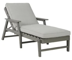 Visola Wood Look Cushioned Patio Chaise Lounge -Garden Oasis 810599443 2