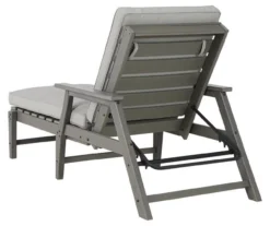 Visola Wood Look Cushioned Patio Chaise Lounge -Garden Oasis 810599443 4