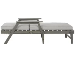 Visola Wood Look Cushioned Patio Chaise Lounge -Garden Oasis 810599443 8