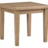 Gerianne Gray-Brown Wood Patio End Table -Garden Oasis 810599448 2