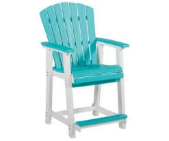 Eisley Wood Look Patio Dining Counter Stools, 2-Pack -Garden Oasis 810599459 1