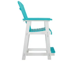 Eisley Wood Look Patio Dining Counter Stools, 2-Pack -Garden Oasis 810599459 5