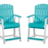 Eisley Wood Look Patio Dining Counter Stools, 2-Pack -Garden Oasis 810599459 8