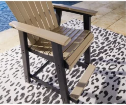 Fairen Trail Wood Look Patio Dining Counter Stools, 2-Pack -Garden Oasis 810599463 3