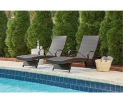 Kantana All-Weather Wicker Patio Chaise Lounge Chairs, 2-Pack -Garden Oasis 810599469 10