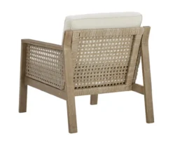 Barn Cove Wood Cushioned Patio Lounge Chairs, 2-Pack -Garden Oasis 810599478 2