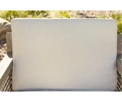 Barn Cove Wood Cushioned Patio Loveseat -Garden Oasis 810599479 10