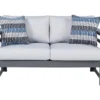 Amora Wood Look Cushioned Patio Loveseat -Garden Oasis 810599485 3