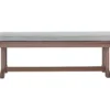 Emmeline Wood Look Cushioned Patio Bench -Garden Oasis 810599486 3