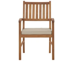 Janiyah Wood Cushioned Patio Armchairs, 2-Pack -Garden Oasis 810601929 4