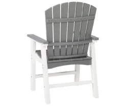 Transville Gray & White Wood Look Patio Dining Chairs, 2-Pack -Garden Oasis 810601930 4