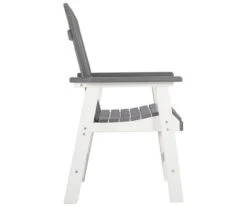 Transville Gray & White Wood Look Patio Dining Chairs, 2-Pack -Garden Oasis 810601930 6