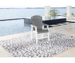 Transville Gray & White Wood Look Patio Dining Chairs, 2-Pack -Garden Oasis 810601930 7