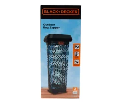 Black & Decker Black High-Voltage Electric Outdoor Bug Zapper -Garden Oasis 810606199 A0 1