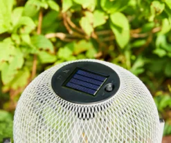 11.5" White Mesh Metal LED Solar Lanterns, 2-Pack 17 11.5" White Mesh Metal LED Solar Lanterns, 2-Pack -Garden Oasis 810607501 A0 5