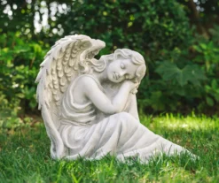 15" Sleeping Angel Garden Statue -Garden Oasis 810607512 A0 2