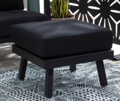 Marcy Metal Cushioned Patio Ottoman -Garden Oasis 810607957 A7 4
