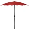 Northlight 8.8' Terra-Cotta Orange Lotus Patio Umbrella -Garden Oasis 810612668 A0 1 1