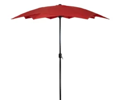 Northlight 8.8' Terra-Cotta Orange Lotus Patio Umbrella