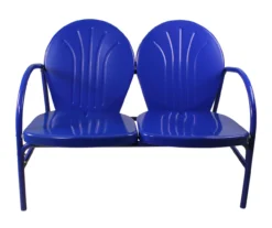 Northlight Retro Tulip Metal Patio Loveseat