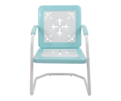 Northlight Retro Tulip Square Metal Patio Armchair