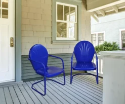 Northlight Retro Tulip Metal Patio Armchair -Garden Oasis 810612969 A0 2