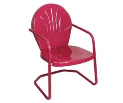 Northlight Retro Tulip Metal Patio Armchair -Garden Oasis 810612970 A0 1