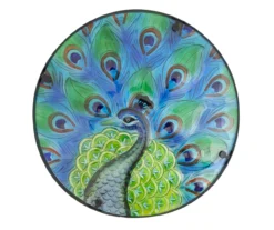 19" Peacock Glass Garden Table -Garden Oasis 810612979 A0 3