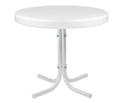 Northlight Retro Tulip Solid Metal Patio Side Table -Garden Oasis 810612994 A0 1