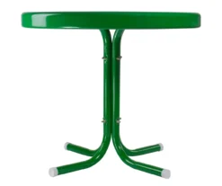 Northlight Retro Tulip Solid Metal Patio Side Table -Garden Oasis 810612996 A0 3