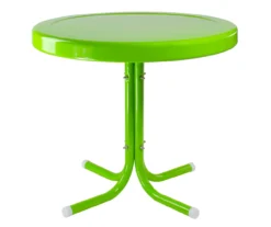 Northlight Retro Tulip Solid Metal Patio Side Table -Garden Oasis 810612997 A0 1