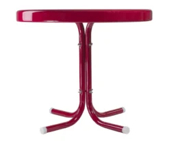 Northlight Retro Tulip Solid Metal Patio Side Table -Garden Oasis 810612998 A0 3