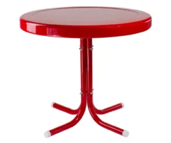 Northlight Retro Tulip Solid Metal Patio Side Table -Garden Oasis 810612999 A0 1