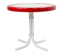 Northlight 2-Tone Metal Patio Side Table -Garden Oasis 810613000 A0 4