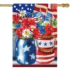 28" X 40" Patriotic Bouquet Garden Flag -Garden Oasis 810616710 A0 1