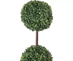 Northlight 4' Boxwood Triple Ball Topiary In Plastic Pot -Garden Oasis 810616727 A0 4