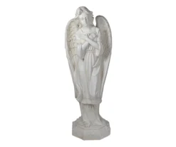 30" Angel With Folded Arms Statue
