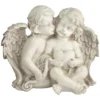 16" Sitting Cherubs & Heart Statue -Garden Oasis 810616746 A0 1