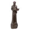 23.5" Bronzed St. Francis Bird Feeder Statue -Garden Oasis 810616765 A0 1
