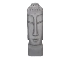 23" Large Buddha Head Statue