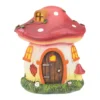6" Red Mushroom House Statue -Garden Oasis 810616769 A0 1
