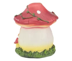 6" Red Mushroom House Statue -Garden Oasis 810616769 A0 6