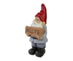16" 'Welcome' Gnome Statue -Garden Oasis 810616776 A0 5