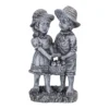13" Apple Picking Boy & Girl Statue -Garden Oasis 810616783 A0 1