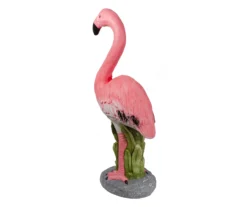 25.5" Pink Standing Flamingo Statue -Garden Oasis 810616810 A0 4